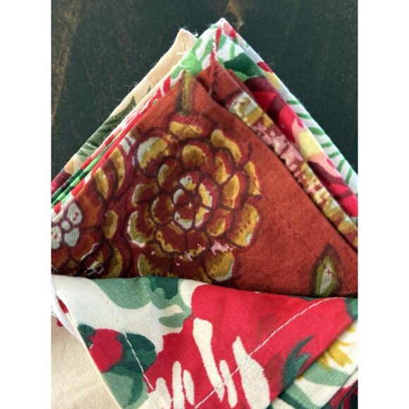 APRIL CORNELL Assorted Cocktail Napkins Set of 6 Lovely Floral Collection NWT - Picture 6 of 13
